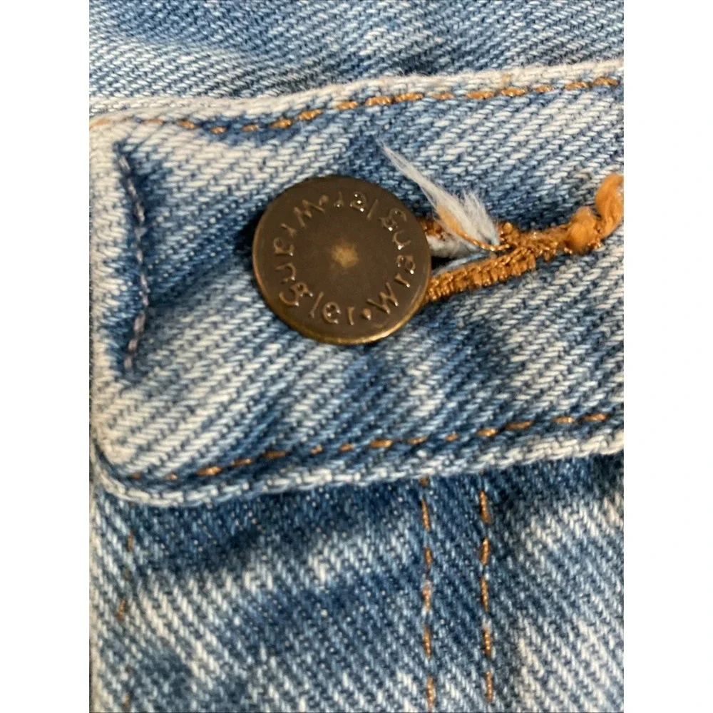 Wrangler Blues Jeans Men's‎ 40X30 Light Blue Wide Leg Denim L2